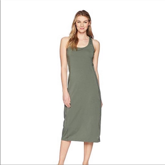 Arc'teryx Dresses & Skirts - Arc’teryx Army Green Jelena Racerback Midi Dress